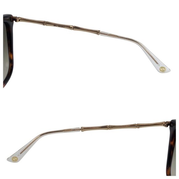Gucci Brown Gold Metal Plastic 11 A3 F3 M Sunglasses main image 8